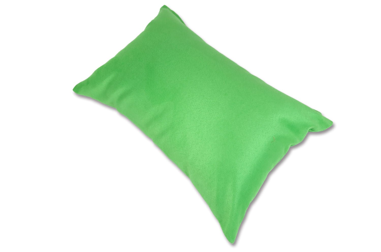 The Sueback スペイン製フェイクスエード クッション (ライム) 45×30cm 中材付 - HOUSE OF JAPAN Shop