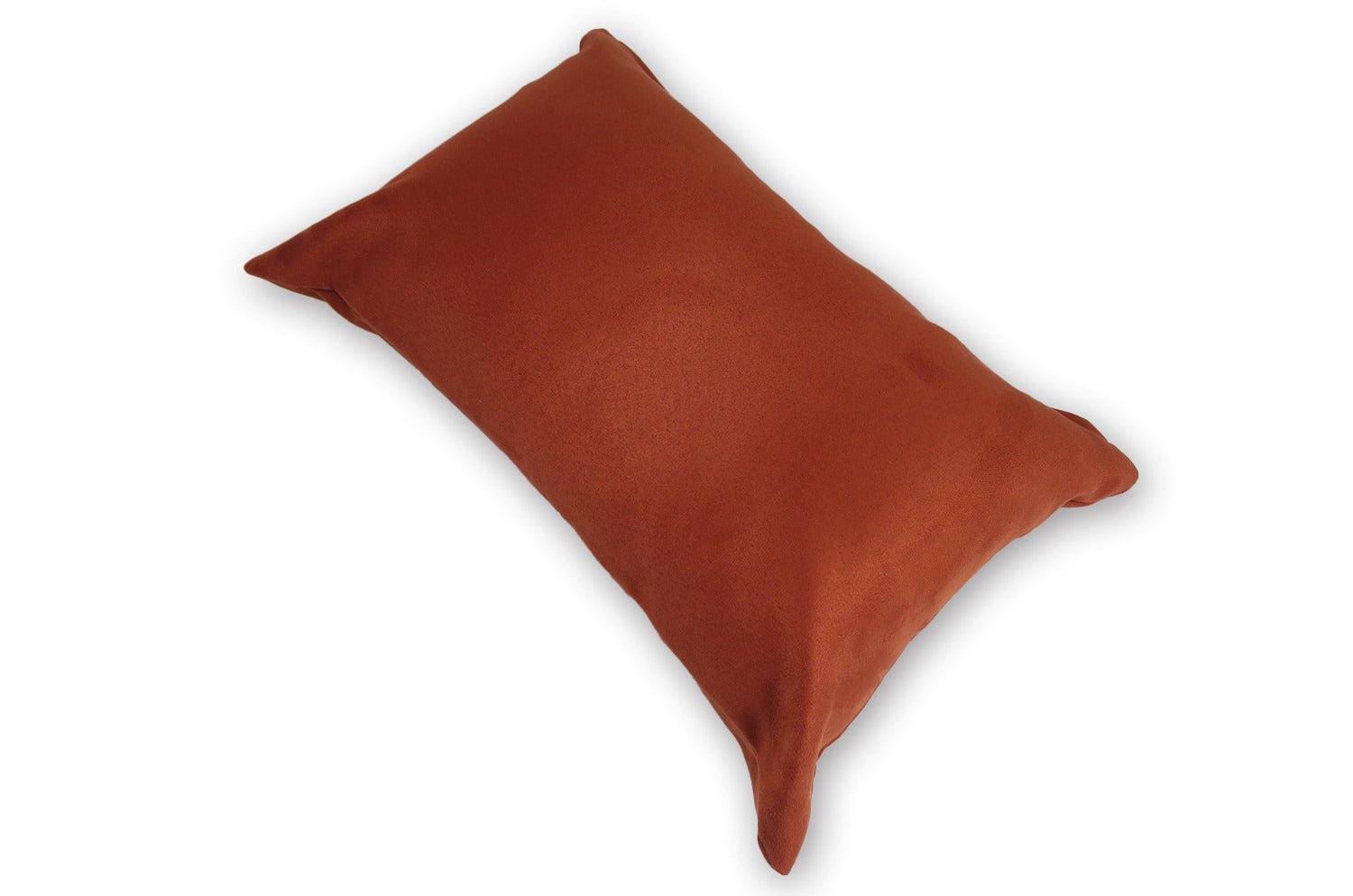 The Sueback スペイン製シャイニースエード クッション (テラコッタグロウ) 45×30cm 中材付 - HOUSE OF JAPAN Shop