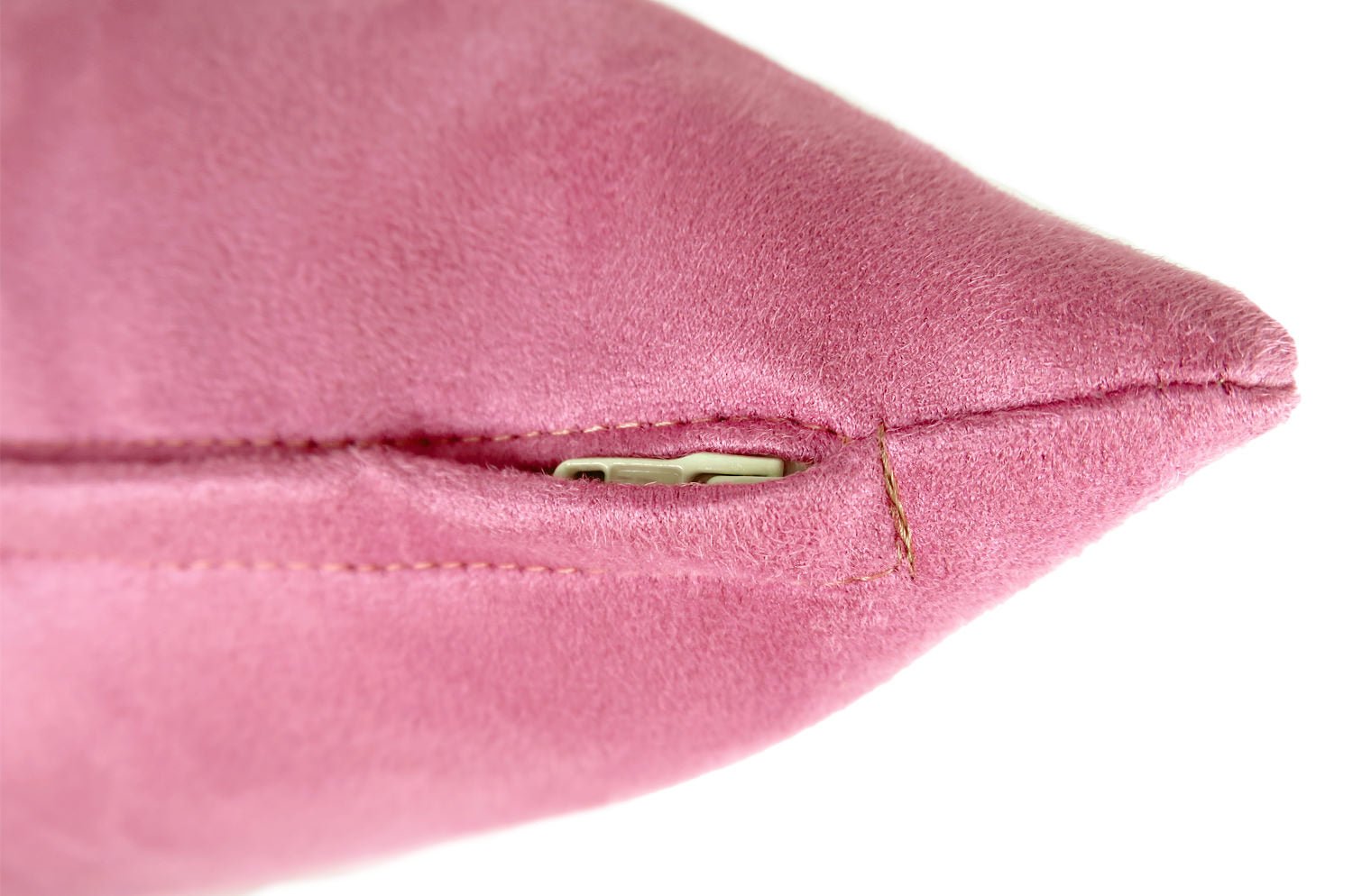 The Sueback スペイン製フェイクスエード クッション (ローズピンク) 45×30cm 中材付 - HOUSE OF JAPAN Shop