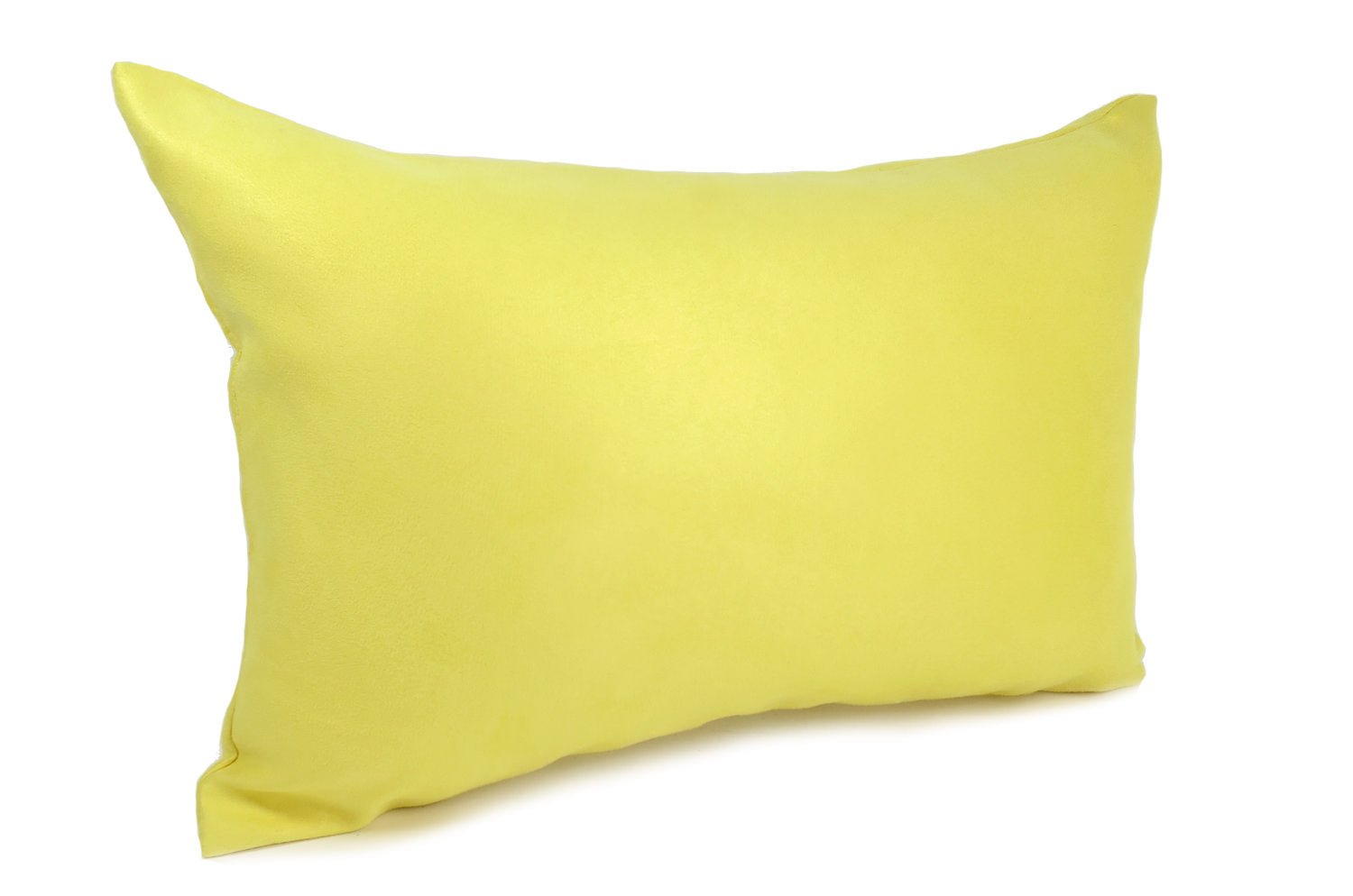 The Sueback スペイン製シャイニースエードクッション (トゥインクルレモン) 45×30cm 中材付 - HOUSE OF JAPAN Shop