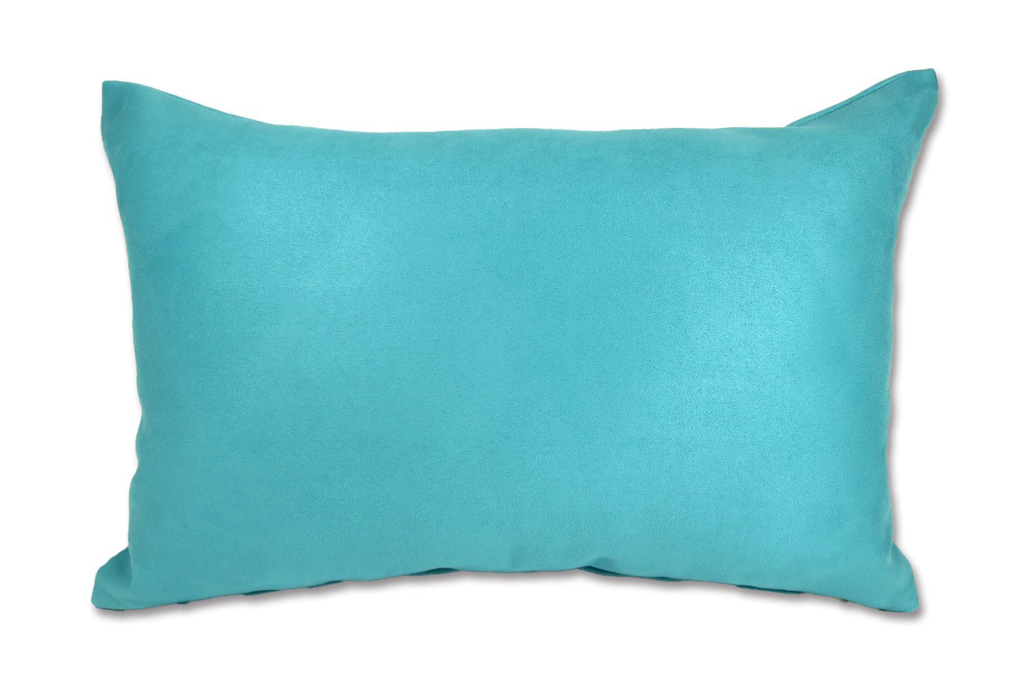 The Sueback スペイン製フェイクスエード クッション (ターコイズブルー) 45×30cm 中材付 - HOUSE OF JAPAN Shop