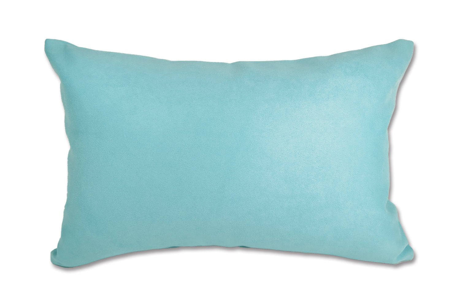 The Sueback スペイン製シャイニースエード クッション (ベイビーブルー) 45×30cm 中材付 - HOUSE OF JAPAN Shop
