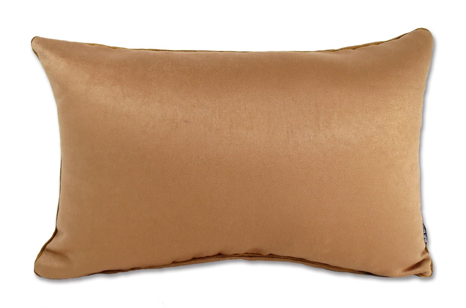 The Sueback スエード調パイピング付きクッション シナモン 45×30cm 中材付 - HOUSE OF JAPAN Shop