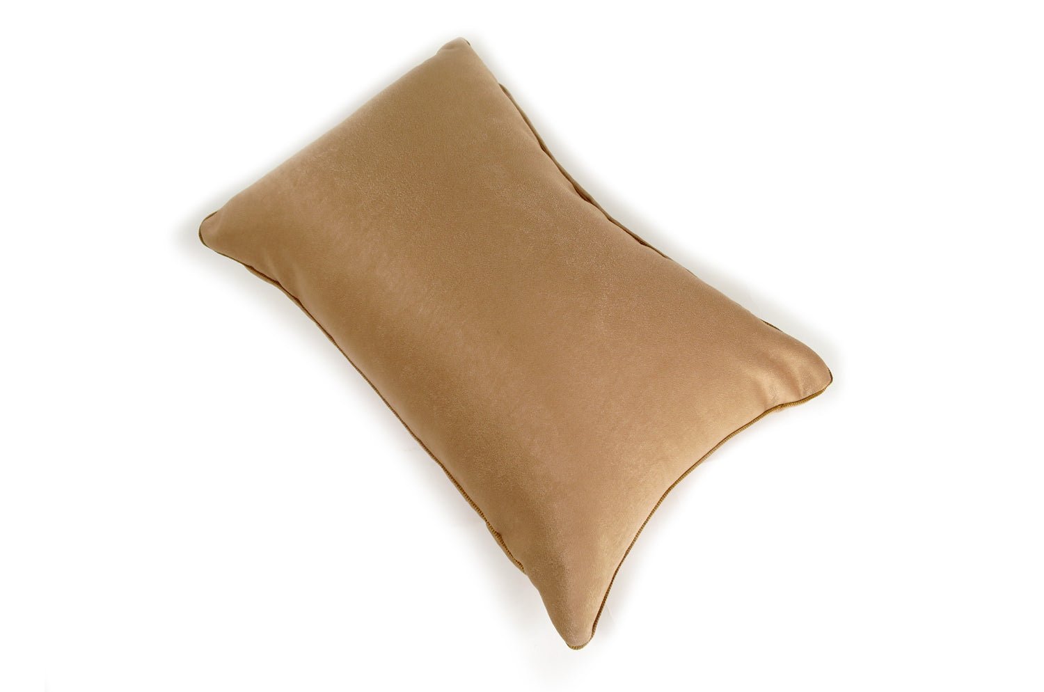 The Sueback スエード調パイピング付きクッション シナモン 45×30cm 中材付 - HOUSE OF JAPAN Shop