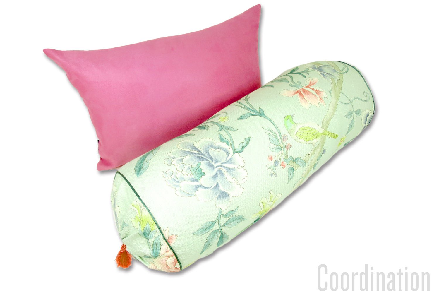 The Sueback スペイン製フェイクスエード クッション (ローズピンク) 45×30cm 中材付 - HOUSE OF JAPAN Shop