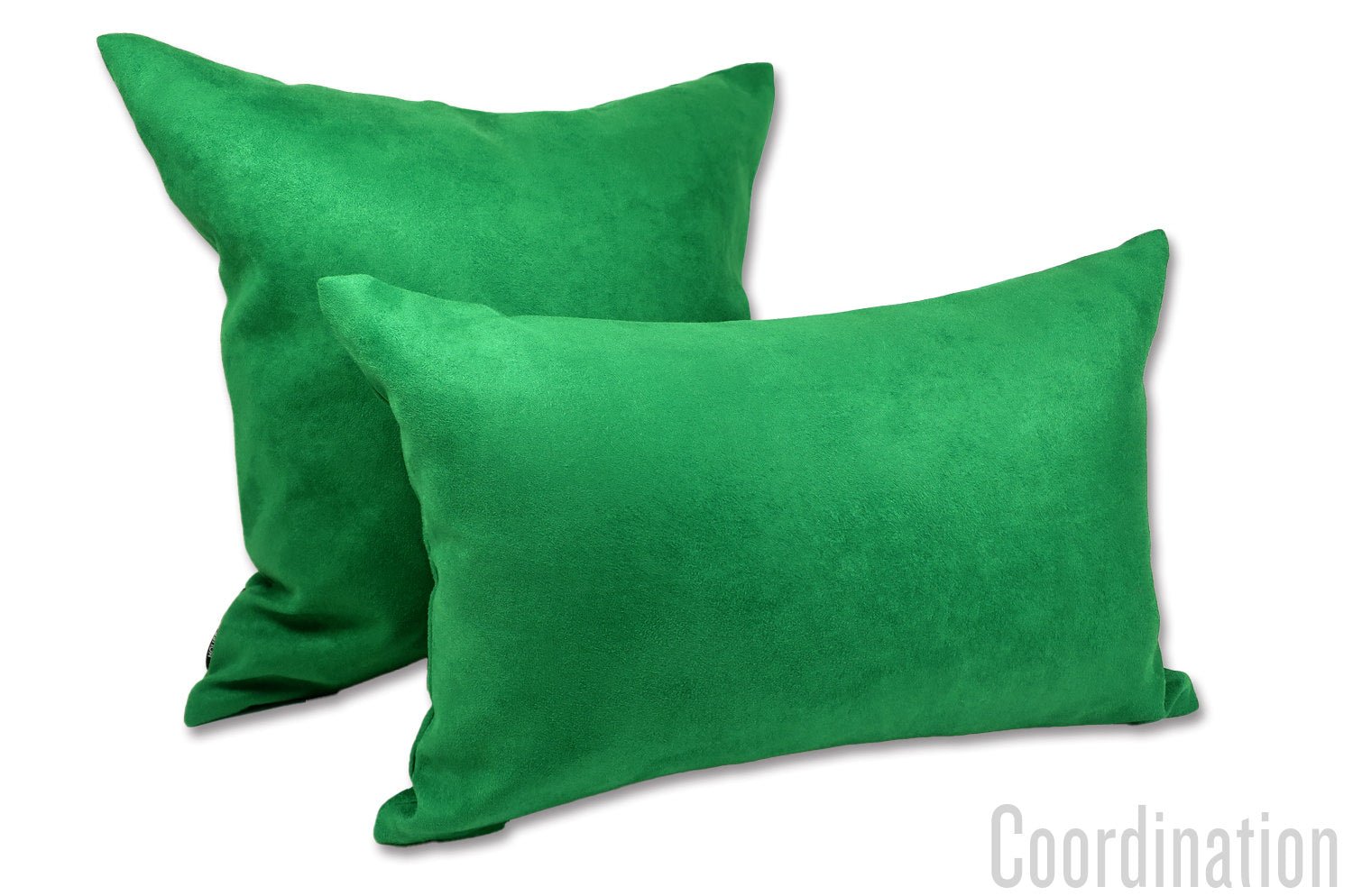 The Sueback スペイン製フェイクスエード クッション (ビリジアン) 45×30cm 中材付 - HOUSE OF JAPAN Shop