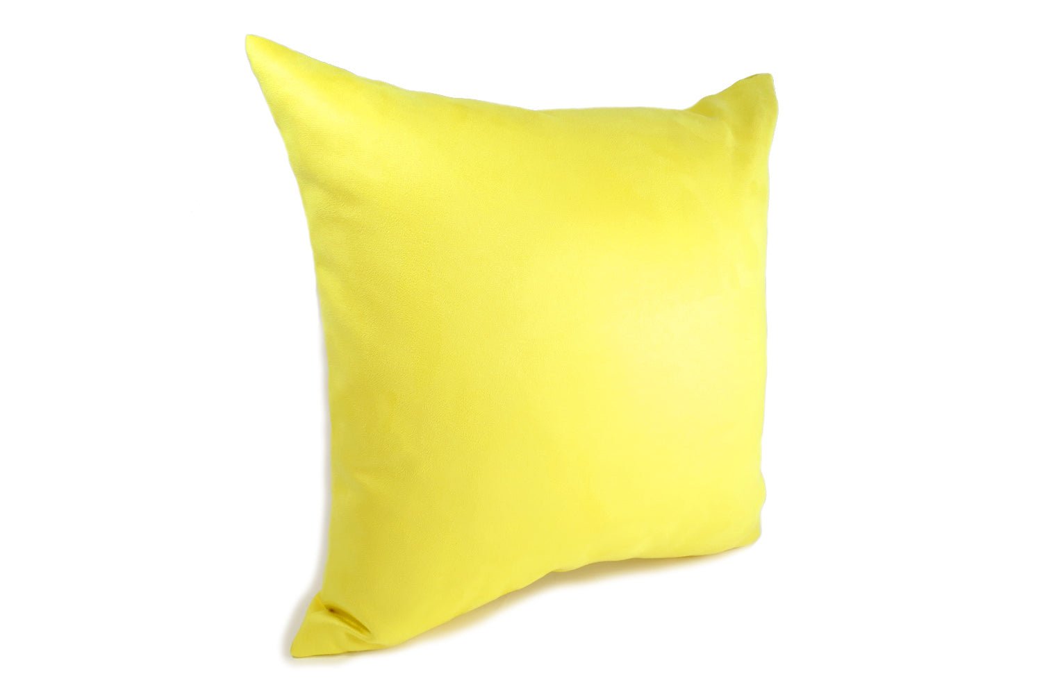 The Sueback スペイン製スエードレザークッションカバー (トゥインクルレモン) 45×45cm - HOUSE OF JAPAN Shop