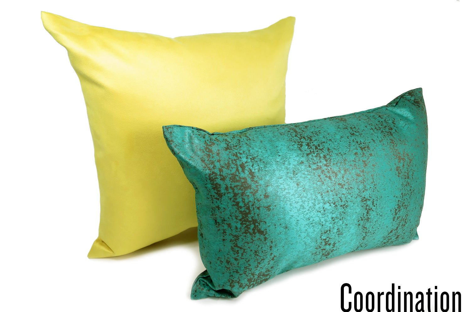 The Sueback スペイン製スエードレザークッションカバー (トゥインクルレモン) 45×45cm - HOUSE OF JAPAN Shop