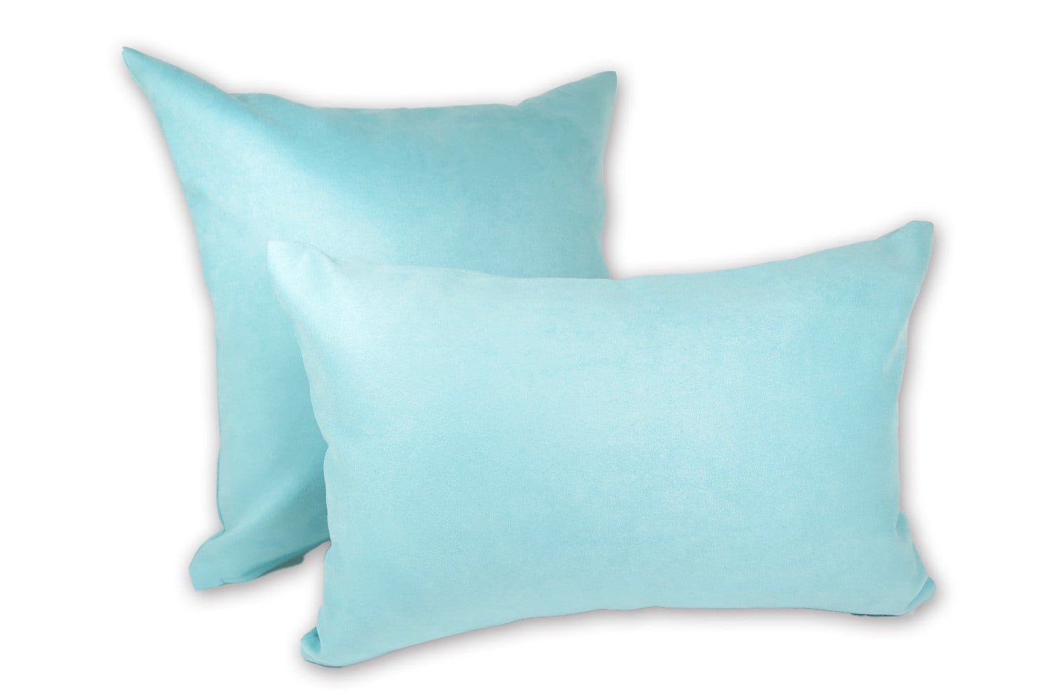 The Sueback スペイン製シャイニースエード クッションカバー (ベイビーブルー) 45×45cm - HOUSE OF JAPAN Shop