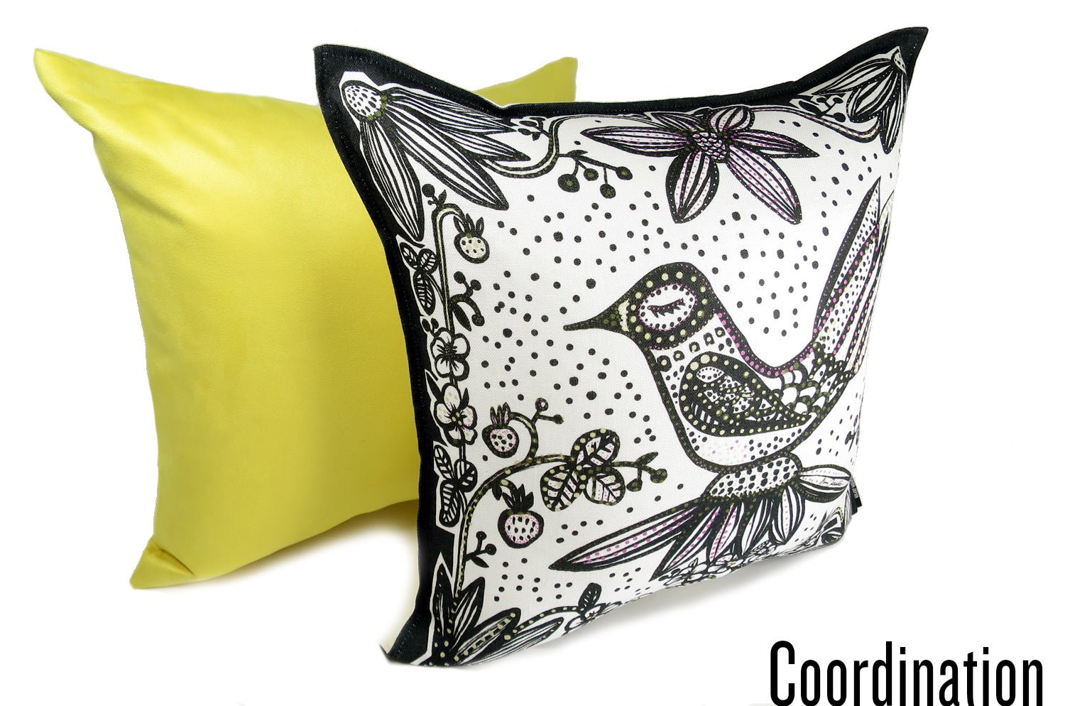 The Sueback スペイン製スエードレザークッションカバー (トゥインクルレモン) 45×45cm - HOUSE OF JAPAN Shop