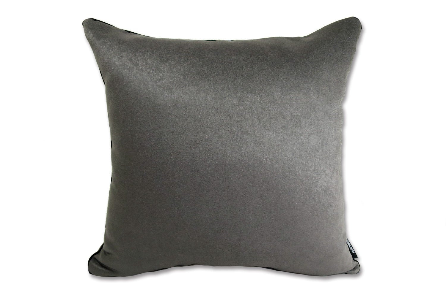 The Sueback スエード調パイピング付クッションカバー チャコール 45×45cm - HOUSE OF JAPAN Shop