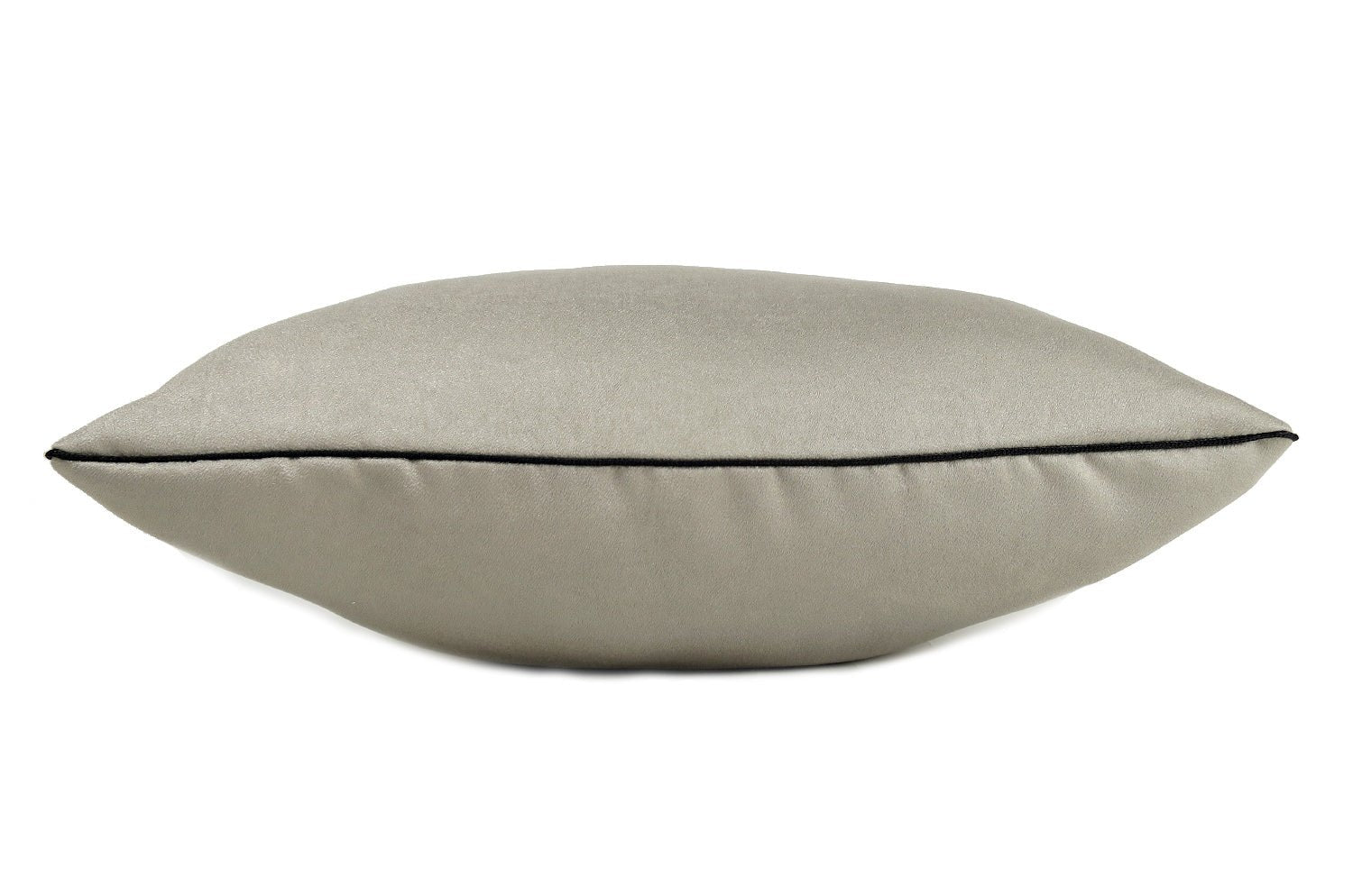 The Sueback スエード調パイピング付クッションカバー ウォームグレー 45×45cm - HOUSE OF JAPAN Shop