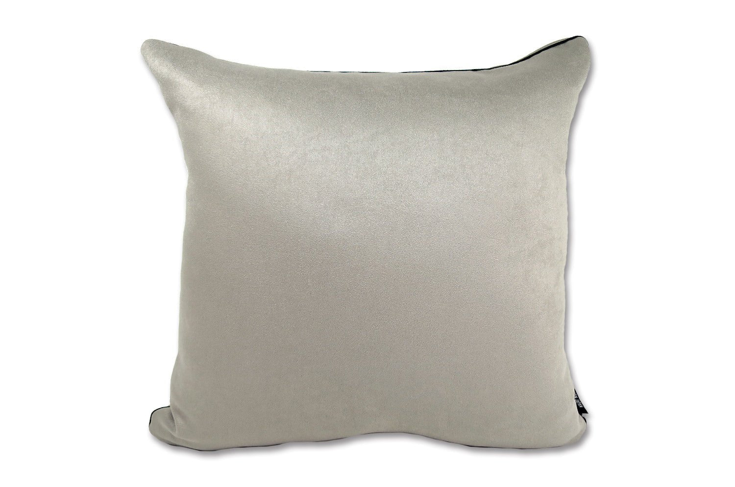 The Sueback スエード調パイピング付クッションカバー ウォームグレー 45×45cm - HOUSE OF JAPAN Shop