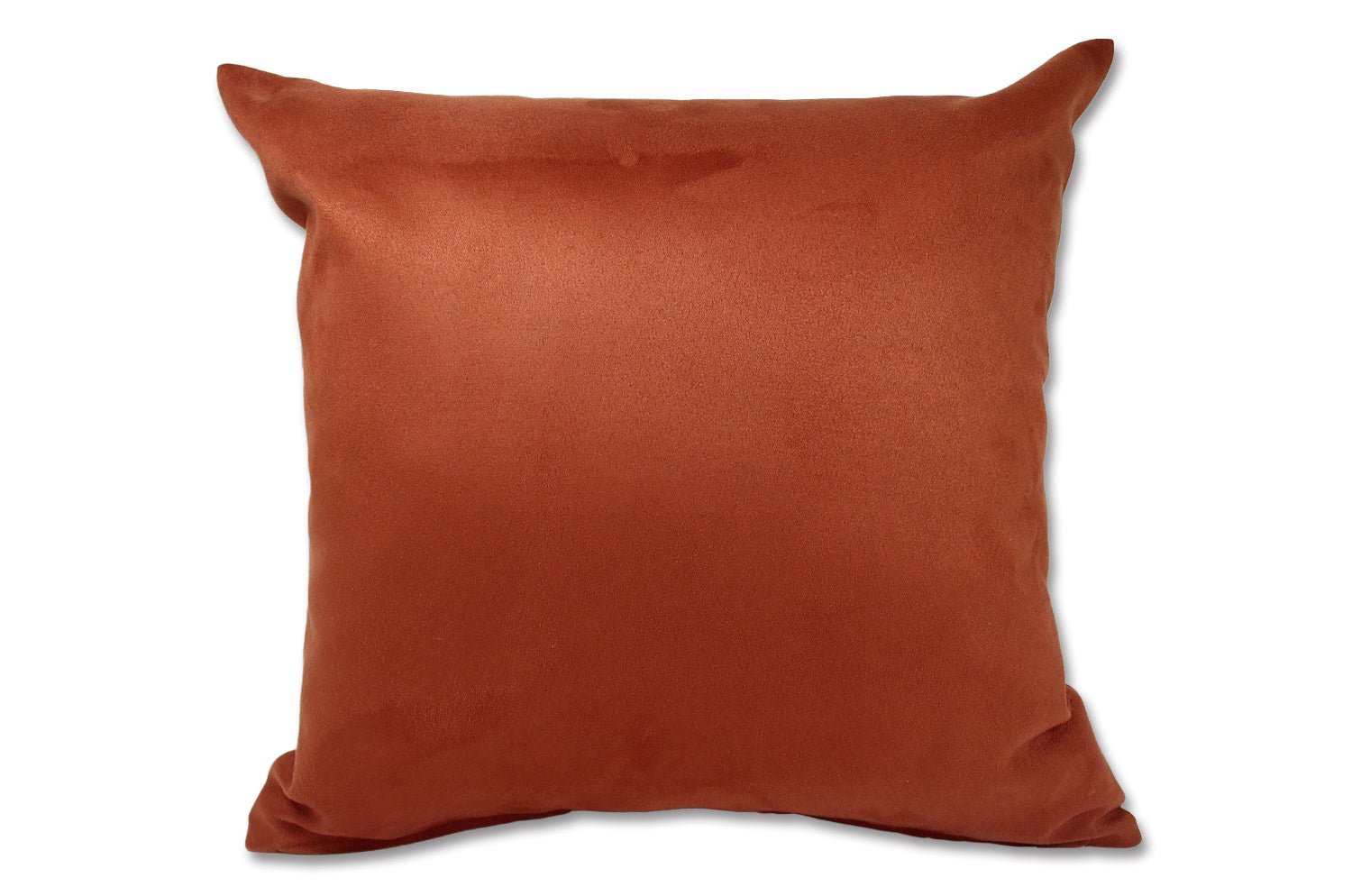 The Sueback スペイン製シャイニースエード クッションカバー (テラコッタグロウ) 45×45cm - HOUSE OF JAPAN Shop