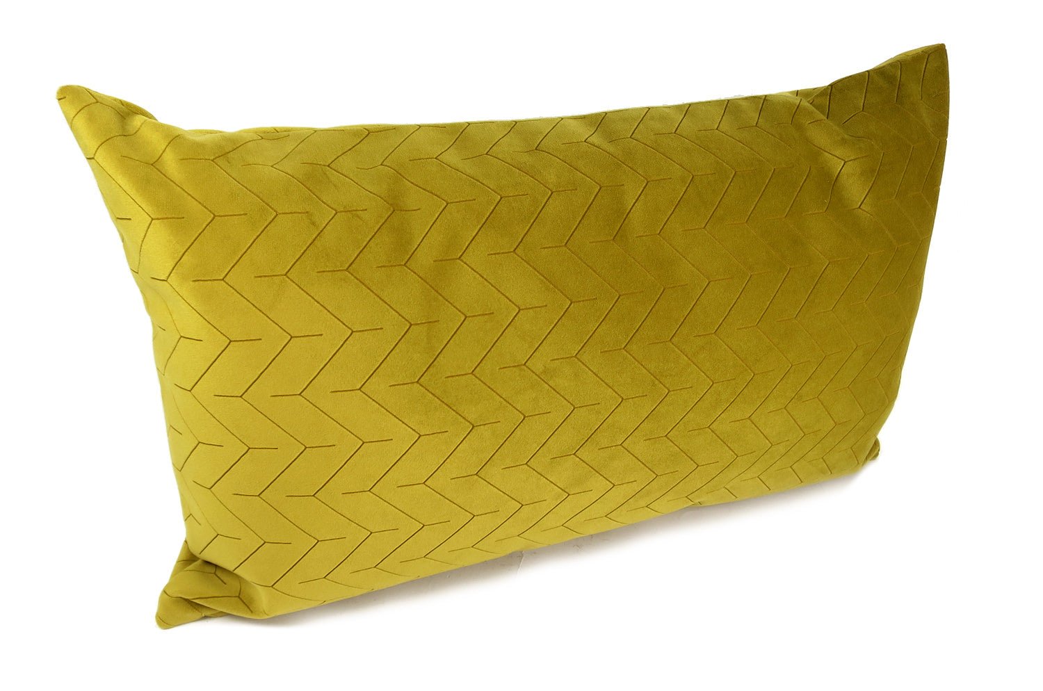 The Sulfur Yellow スペイン製起毛スエード調クッション サルファ―イエロー 50×30cm 中材付 - HOUSE OF JAPAN Shop