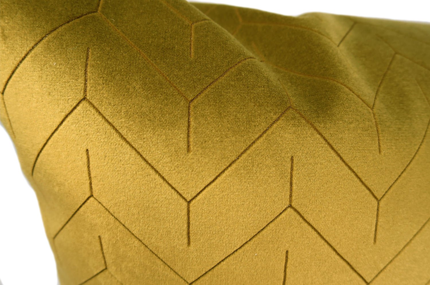 The Sulfur Yellowスペイン製起毛スエード調クッションカバー サルファーイエロー 50×50cm - HOUSE OF JAPAN Shop