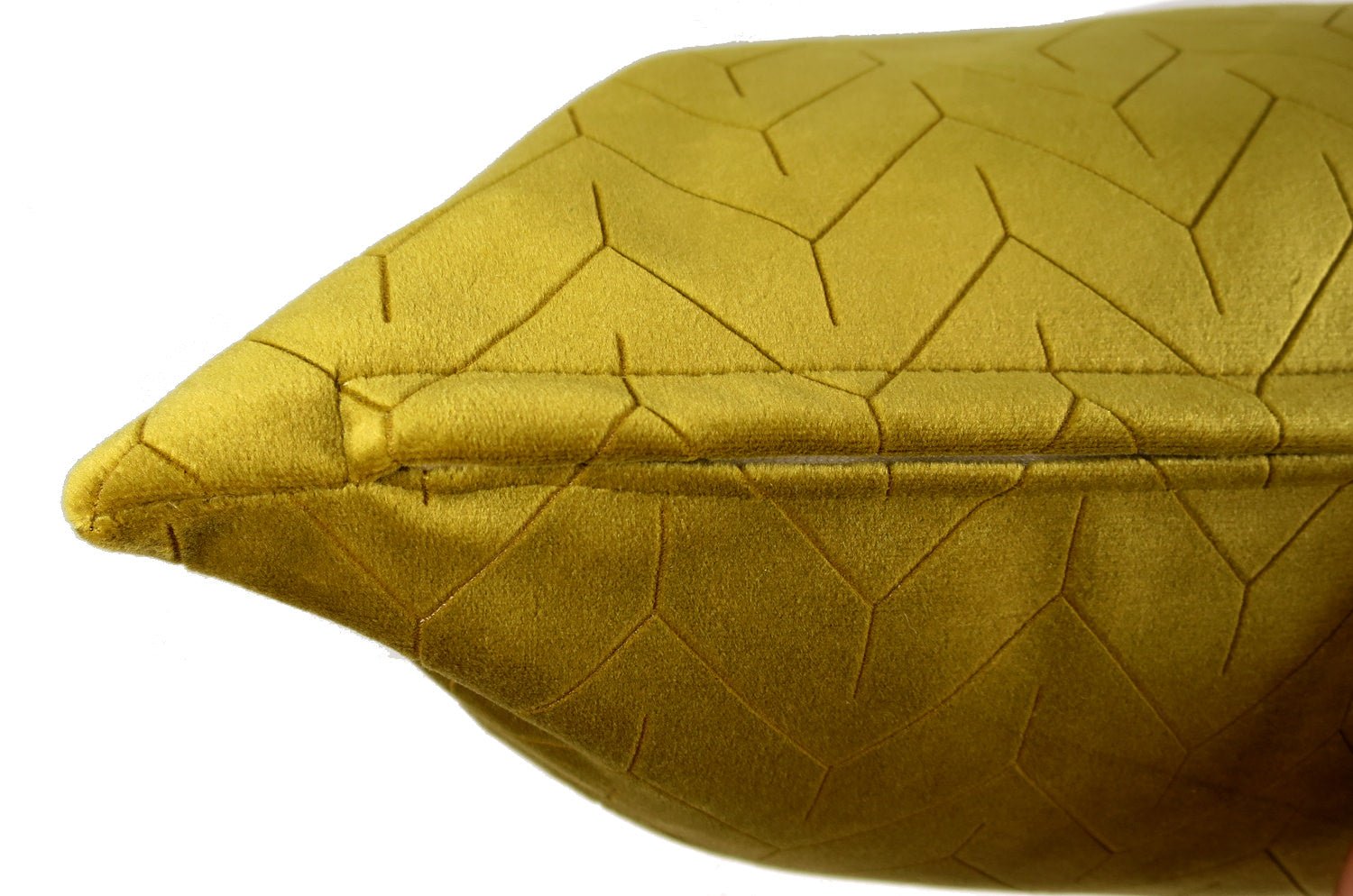 The Sulfur Yellowスペイン製起毛スエード調クッションカバー サルファーイエロー 50×50cm - HOUSE OF JAPAN Shop