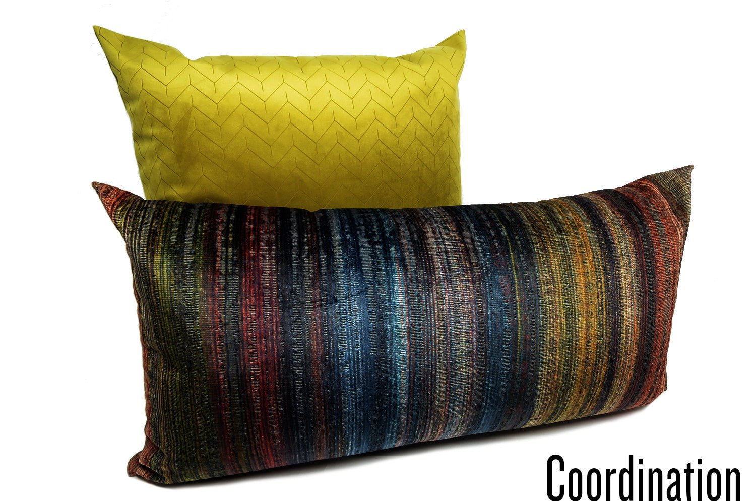 The Sulfur Yellowスペイン製起毛スエード調クッションカバー サルファーイエロー 50×50cm - HOUSE OF JAPAN Shop