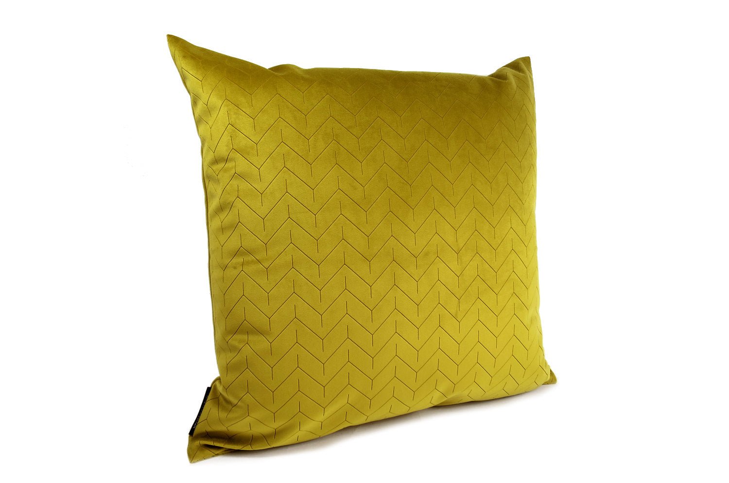 The Sulfur Yellowスペイン製起毛スエード調クッションカバー サルファーイエロー 50×50cm - HOUSE OF JAPAN Shop