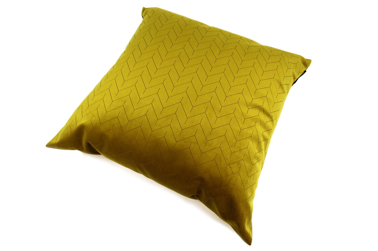 The Sulfur Yellowスペイン製起毛スエード調クッションカバー サルファーイエロー 50×50cm - HOUSE OF JAPAN Shop