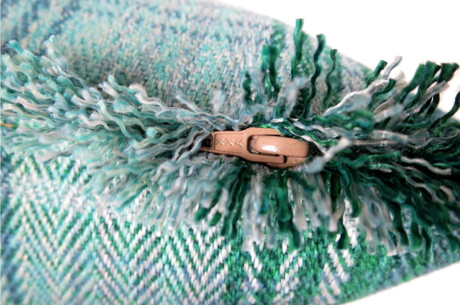 The Tartan check タータンチェックシャギーフリンジクッション 45(48)×30(33)cm 中材付 - HOUSE OF JAPAN Shop