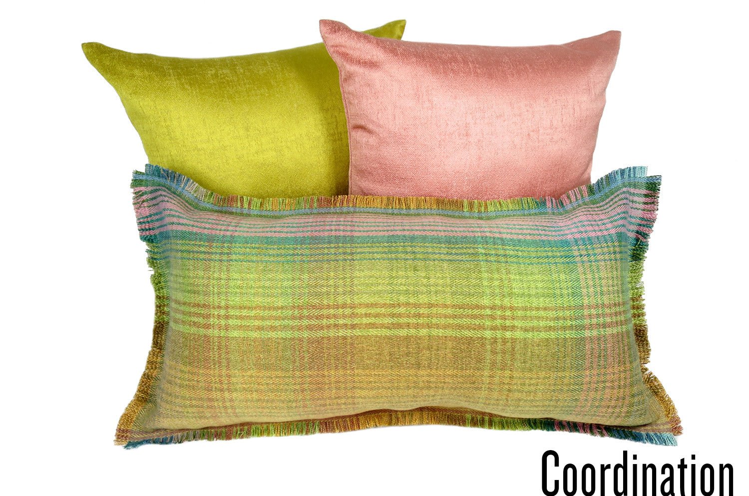 The Tartan check タータンチェックシャギーフリンジクッション 60(63)×30(33)cm 中材付 - HOUSE OF JAPAN Shop