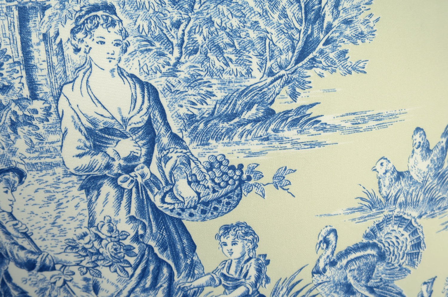 The toile de Jouy マニュエルカノヴァス トワルドジュイ クッションカバー 50×50cm - HOUSE OF JAPAN Shop