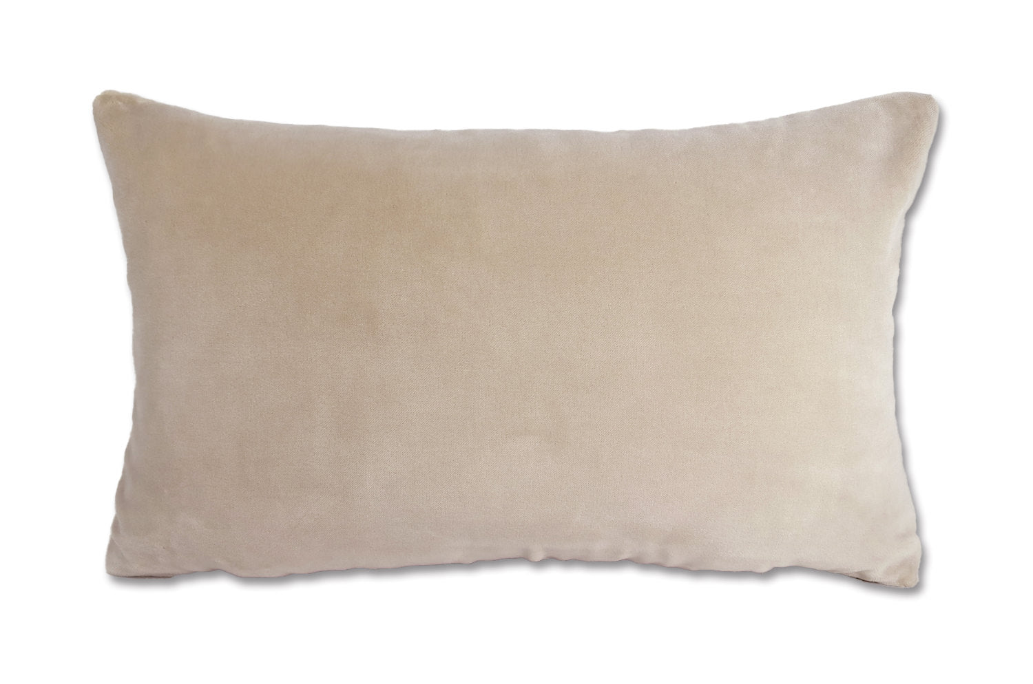 The TOURS アルマーニカーザ トゥール ベルベット 横長クッション (ベージュ) 50×30cm 中材付 - HOUSE OF JAPAN Shop