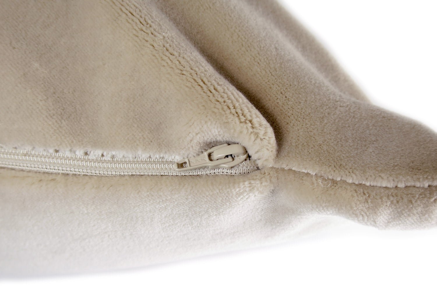 The TOURS アルマーニカーザ トゥール ベルベット 横長クッション (ベージュ) 50×30cm 中材付 - HOUSE OF JAPAN Shop