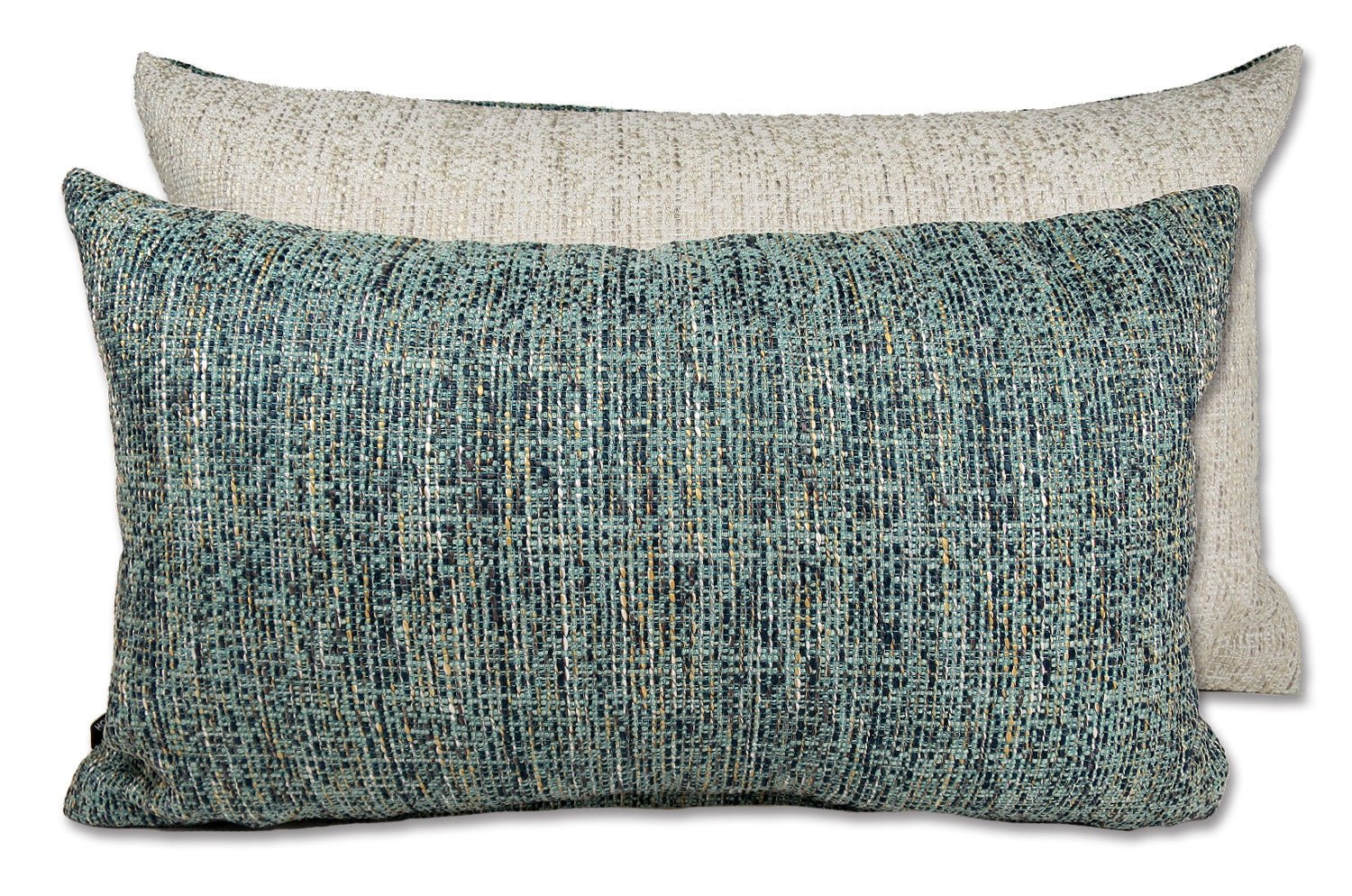 The Tweed ツイード リバーシブル 横長クッション グリーン 50×30cm 中材付 - HOUSE OF JAPAN Shop