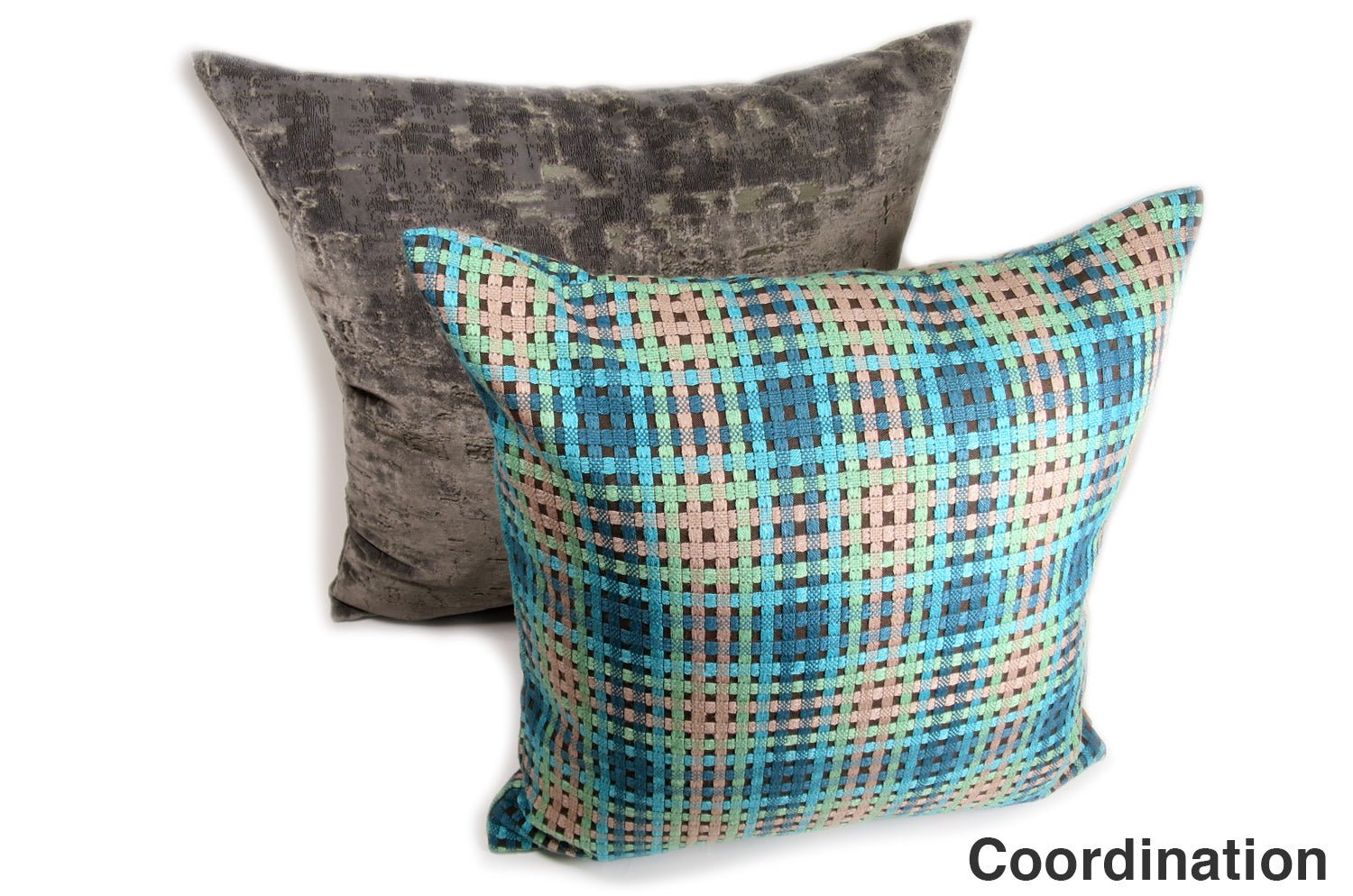 The Twiggy ツイッギークッションカバー ブルーチェック 45×45cm - HOUSE OF JAPAN Shop