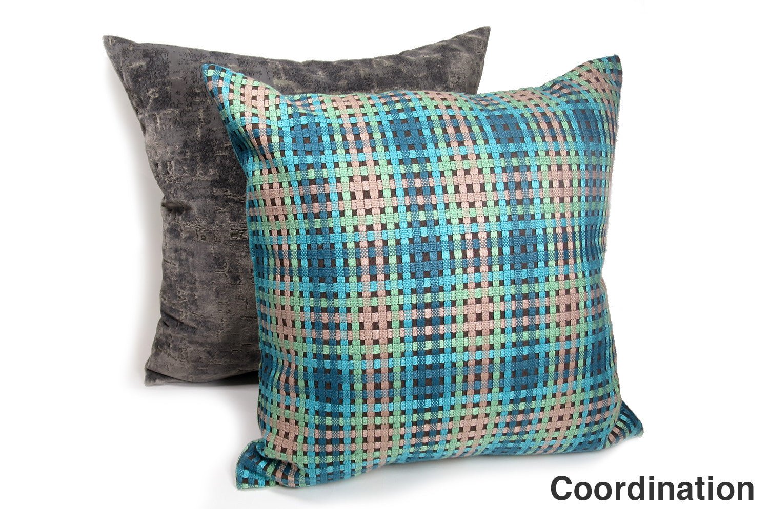 The Twiggy ツイッギークッションカバー ブルーチェック 45×45cm - HOUSE OF JAPAN Shop