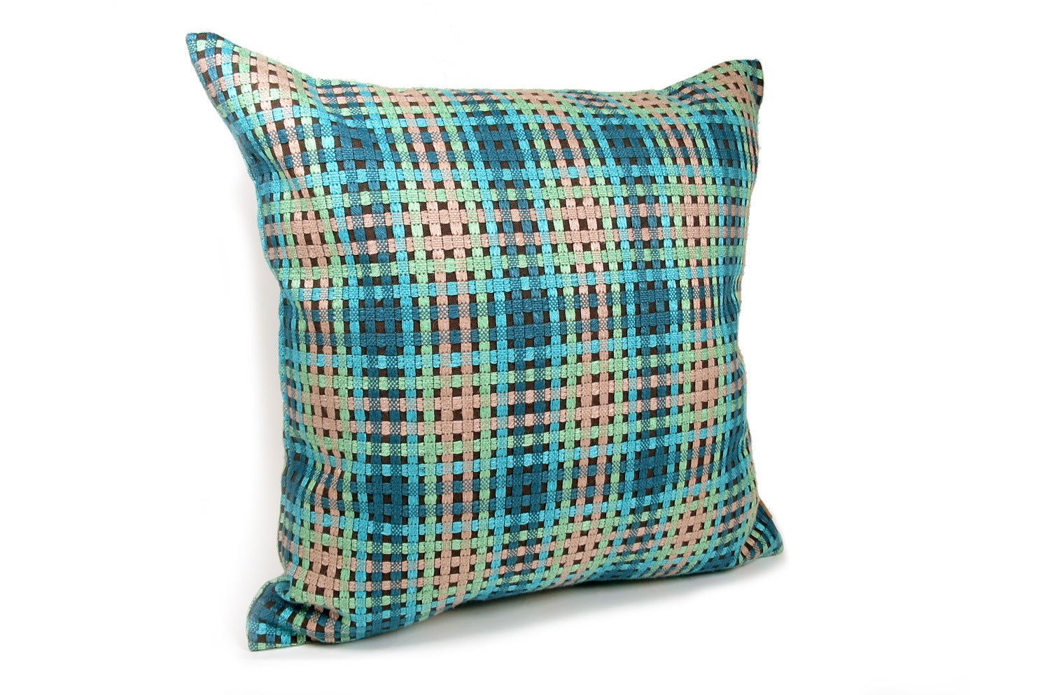 The Twiggy ツイッギークッションカバー ブルーチェック 45×45cm - HOUSE OF JAPAN Shop