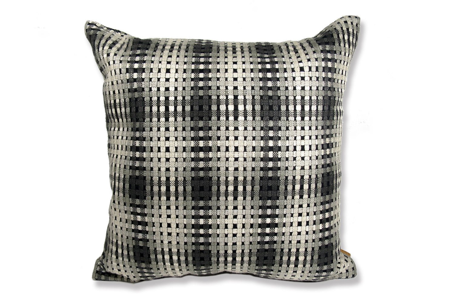 The Twiggy ツイッギー クッションカバー ブラックシルバーチェック 45×45cm - HOUSE OF JAPAN Shop