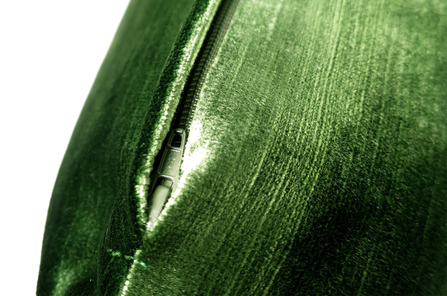 The Velvet 艶ベルベットクッション アイビーグリーン 50×30cm 中材付 - HOUSE OF JAPAN Shop