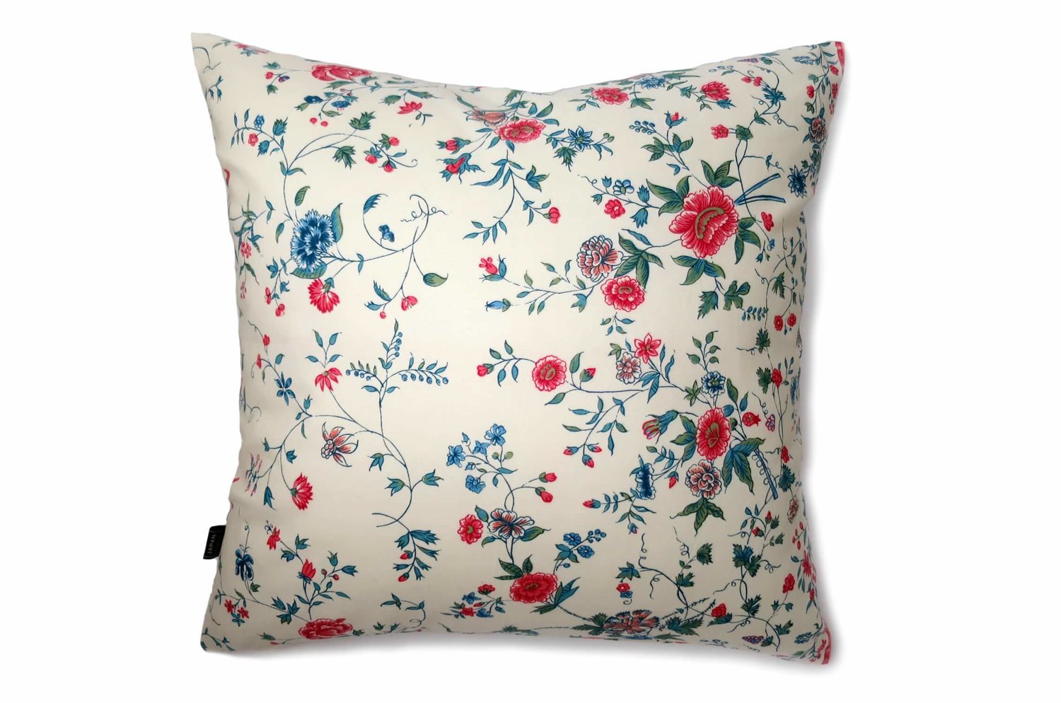 The Vintage エレガントな花柄ヴィンテージクッションカバー 50×50cm - HOUSE OF JAPAN Shop