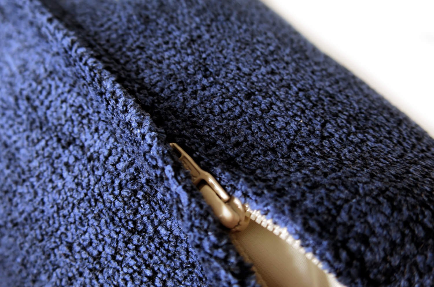 The Washable やわらかウォッシャブルクッションカバー (ネイビー) 50×30cm 中材付 - HOUSE OF JAPAN Shop