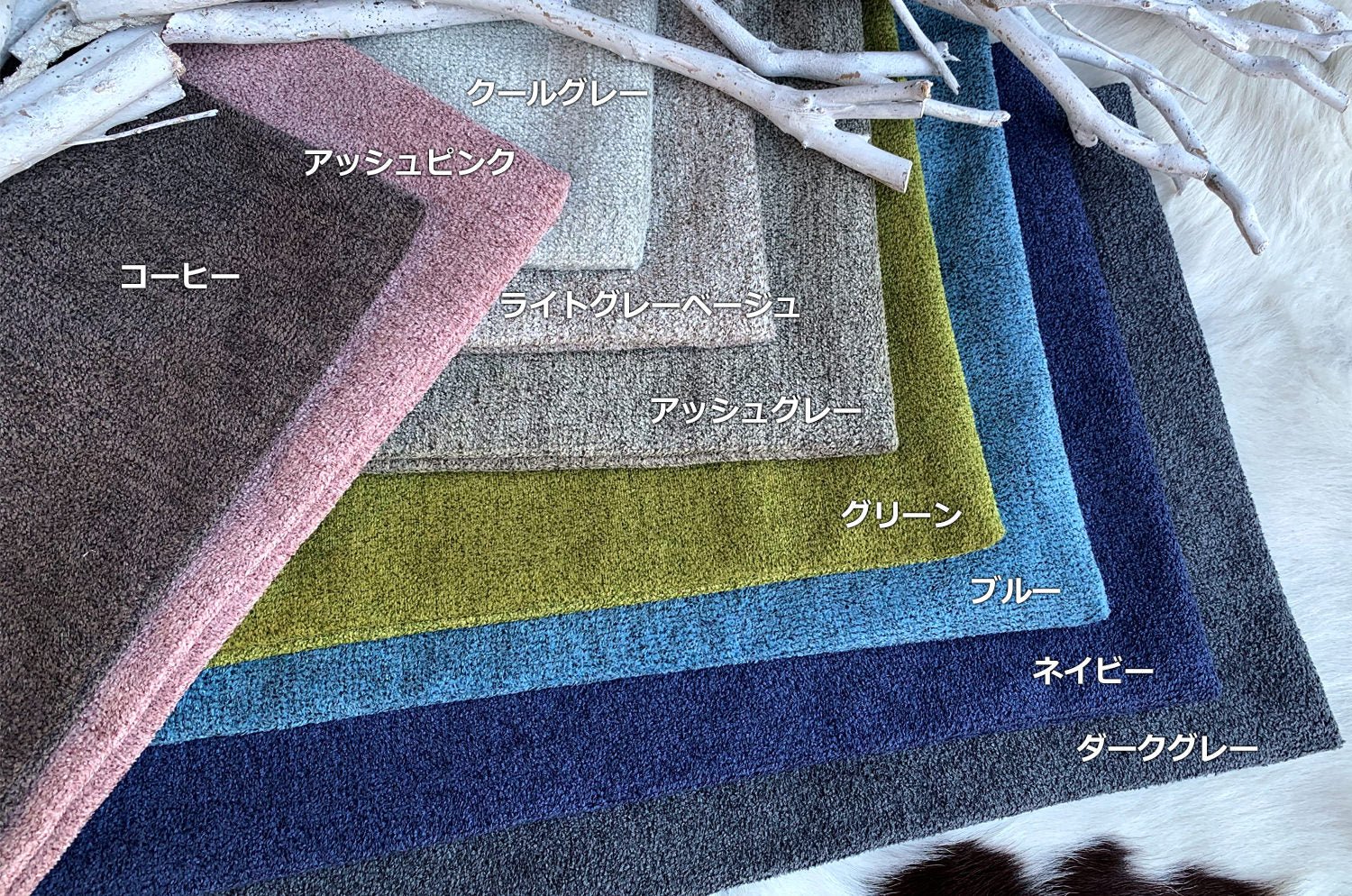 The Washable やわらかウォッシャブルクッションカバー(ブルー) 50×50cm - HOUSE OF JAPAN Shop