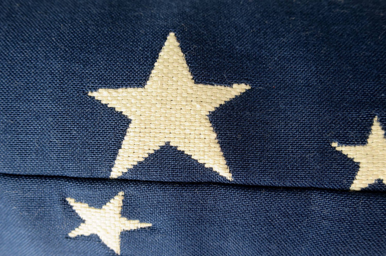 The WILLA STAR JACQUARD BLUE ラルフローレンファブリック ウィラスタージャカード クッション 50×30cm 中材付 - HOUSE OF JAPAN Shop