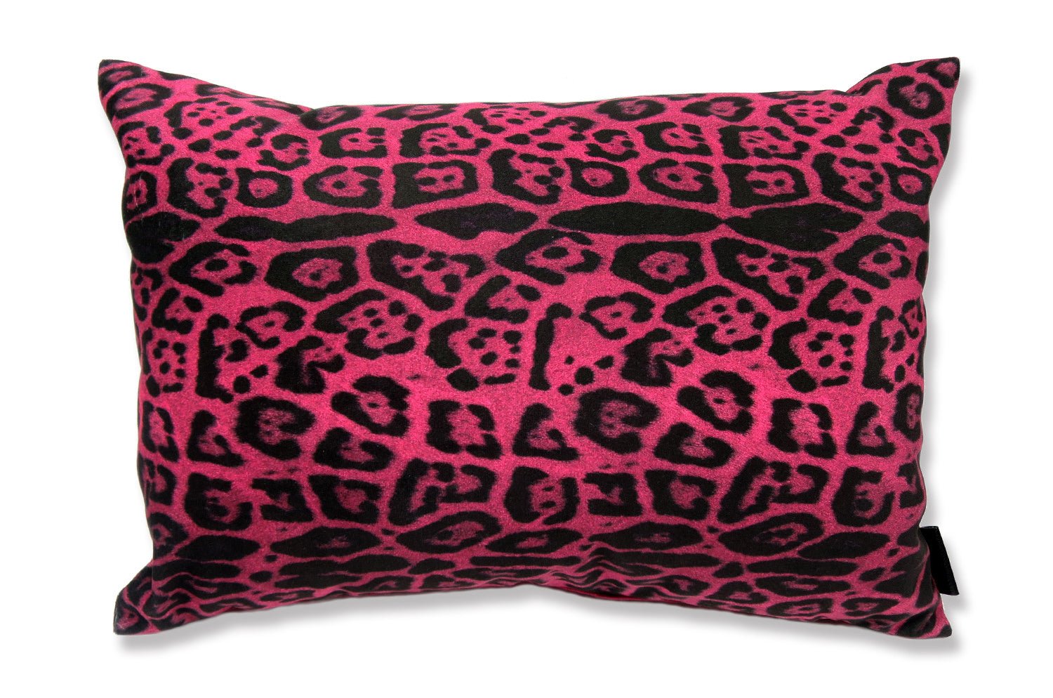 The Wine Leopard スペイン製起毛スエードタッチヒョウ柄クッション ワイン 50×35cm 中材付 - HOUSE OF JAPAN Shop