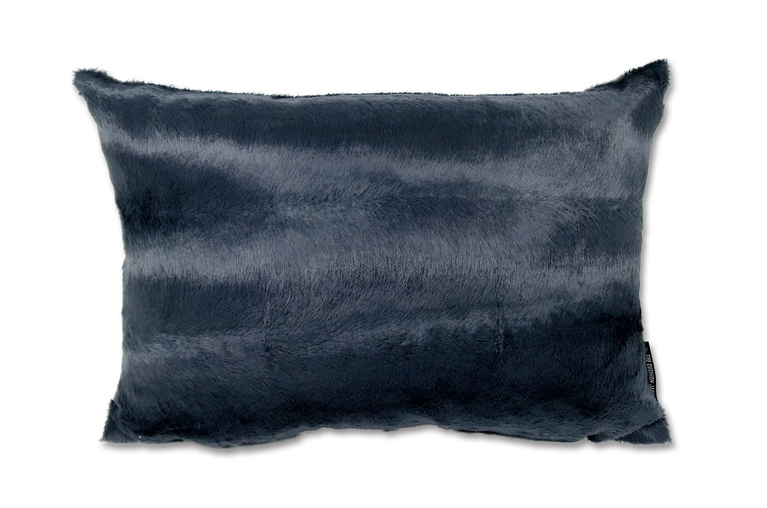 The Wolf 至極の手触りレーヨンエコファー クッション (チャコールグレー) 45×30cm 中材付 - HOUSE OF JAPAN Shop