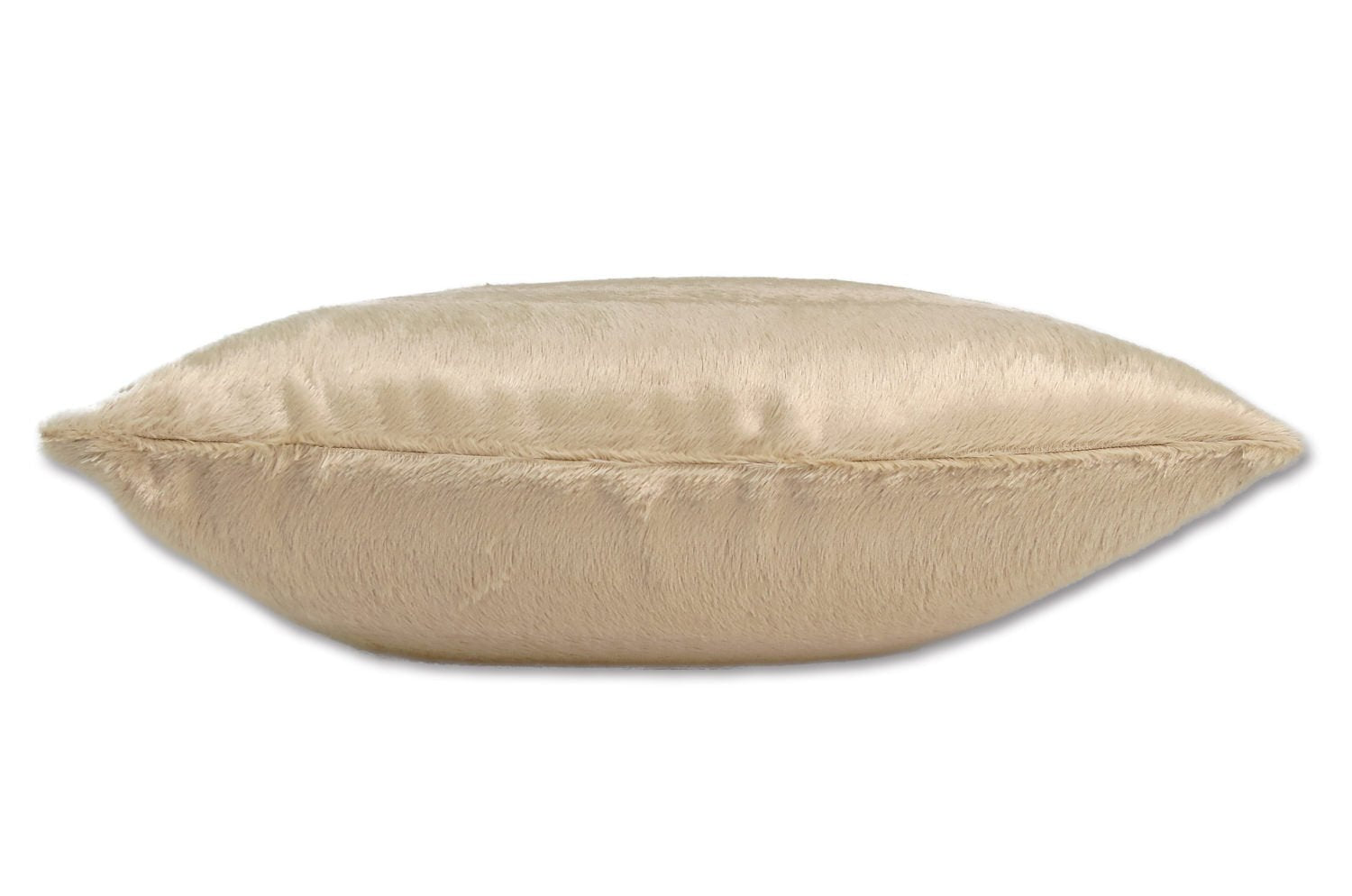 The Wolf 至極の手触りレーヨンエコファー クッション (エクリュベージュ) 45×30cm 中材付 - HOUSE OF JAPAN Shop