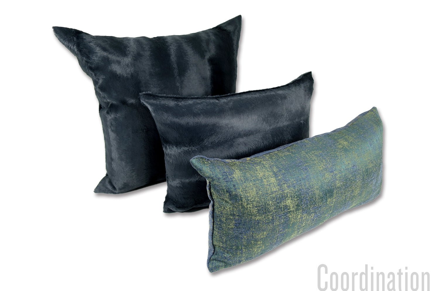 The Wolf 至極の手触りレーヨンエコファー クッション (チャコールグレー) 45×30cm 中材付 - HOUSE OF JAPAN Shop