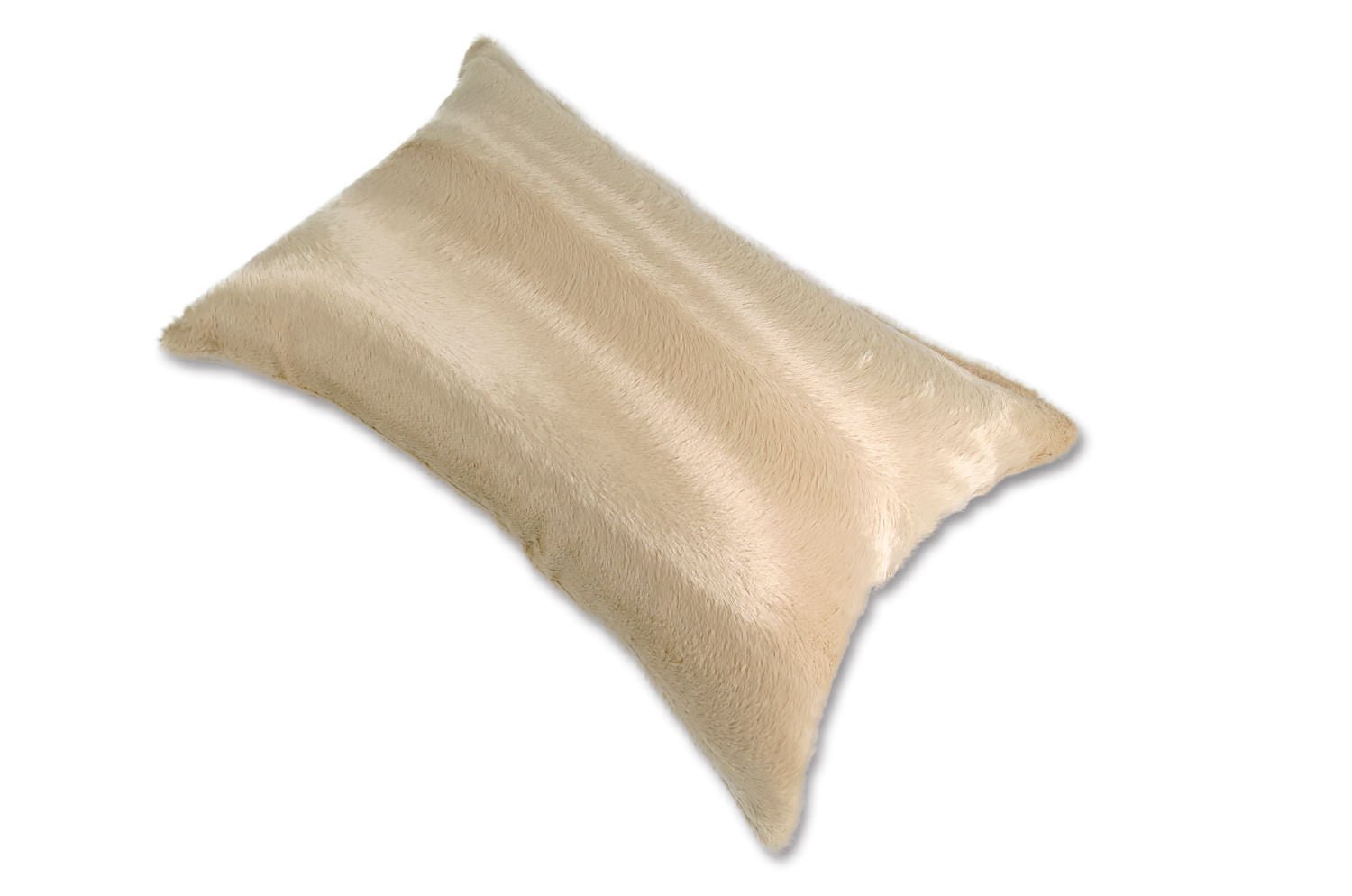 The Wolf 至極の手触りレーヨンエコファー クッション (エクリュベージュ) 45×30cm 中材付 - HOUSE OF JAPAN Shop