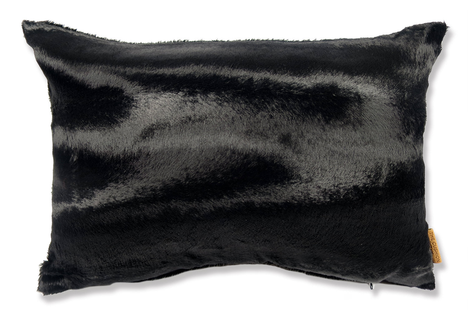 The Wolf 至極の手触りエコファークッションカバー ブラック 45×30cm 中材付 - HOUSE OF JAPAN Shop