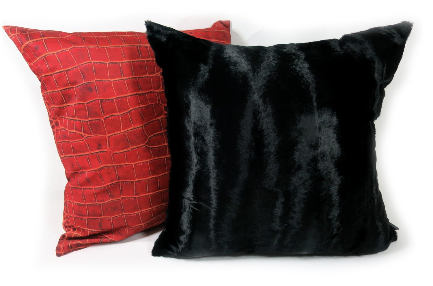 The Wolf 至極の手触りエコファークッションカバー ブラック 45×45cm - HOUSE OF JAPAN Shop