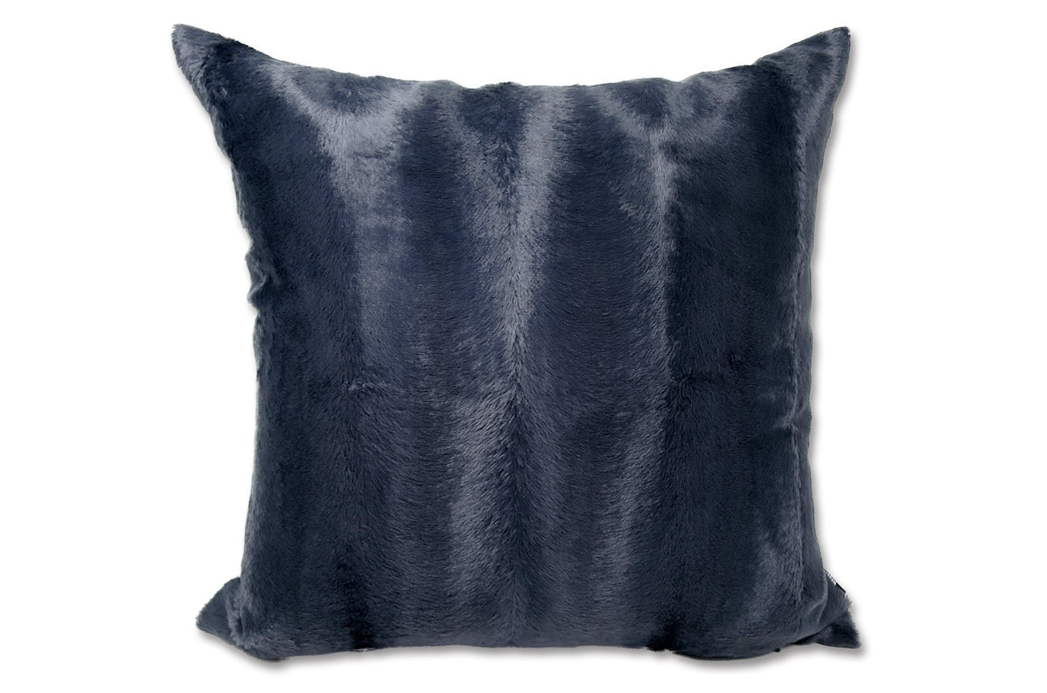 The Wolf 至極の手触りレーヨンエコファー クッションカバー (チャコールグレー) 45×45cm - HOUSE OF JAPAN Shop