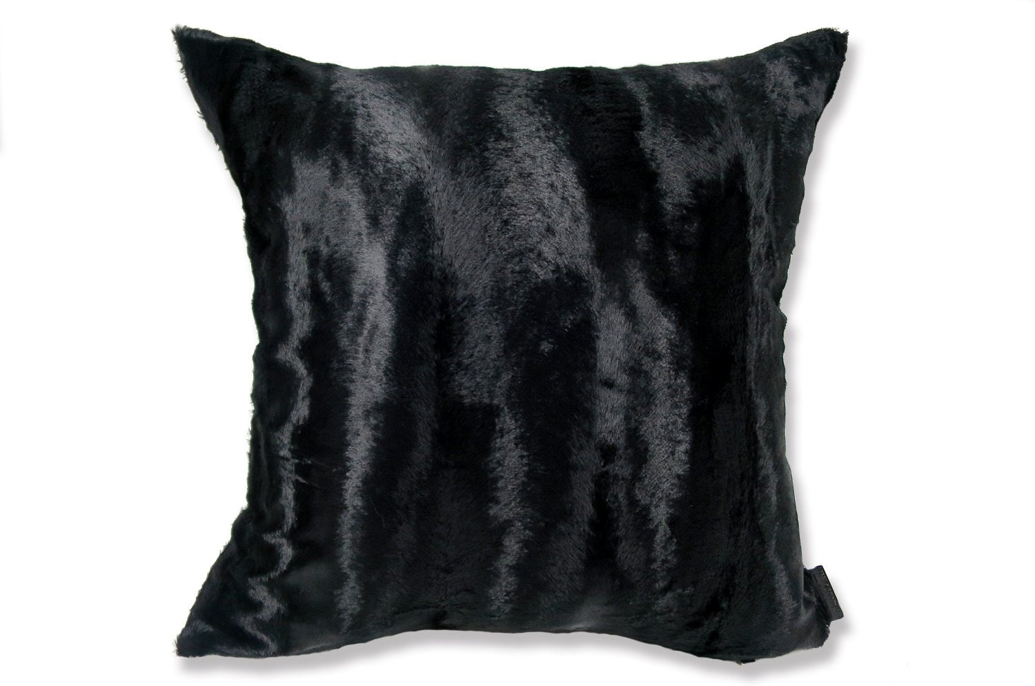 The Wolf 至極の手触りエコファークッションカバー ブラック 45×45cm - HOUSE OF JAPAN Shop