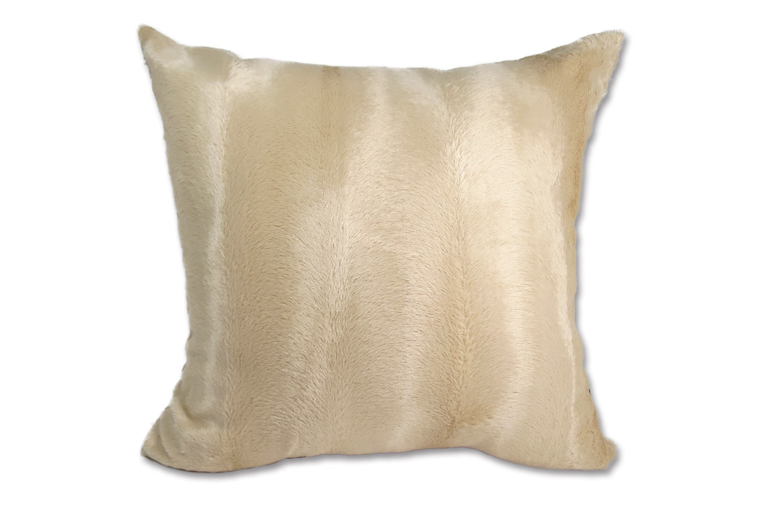 The Wolf 至極の手触りレーヨンエコファー クッションカバー (エクリュベージュ) 45×45cm - HOUSE OF JAPAN Shop