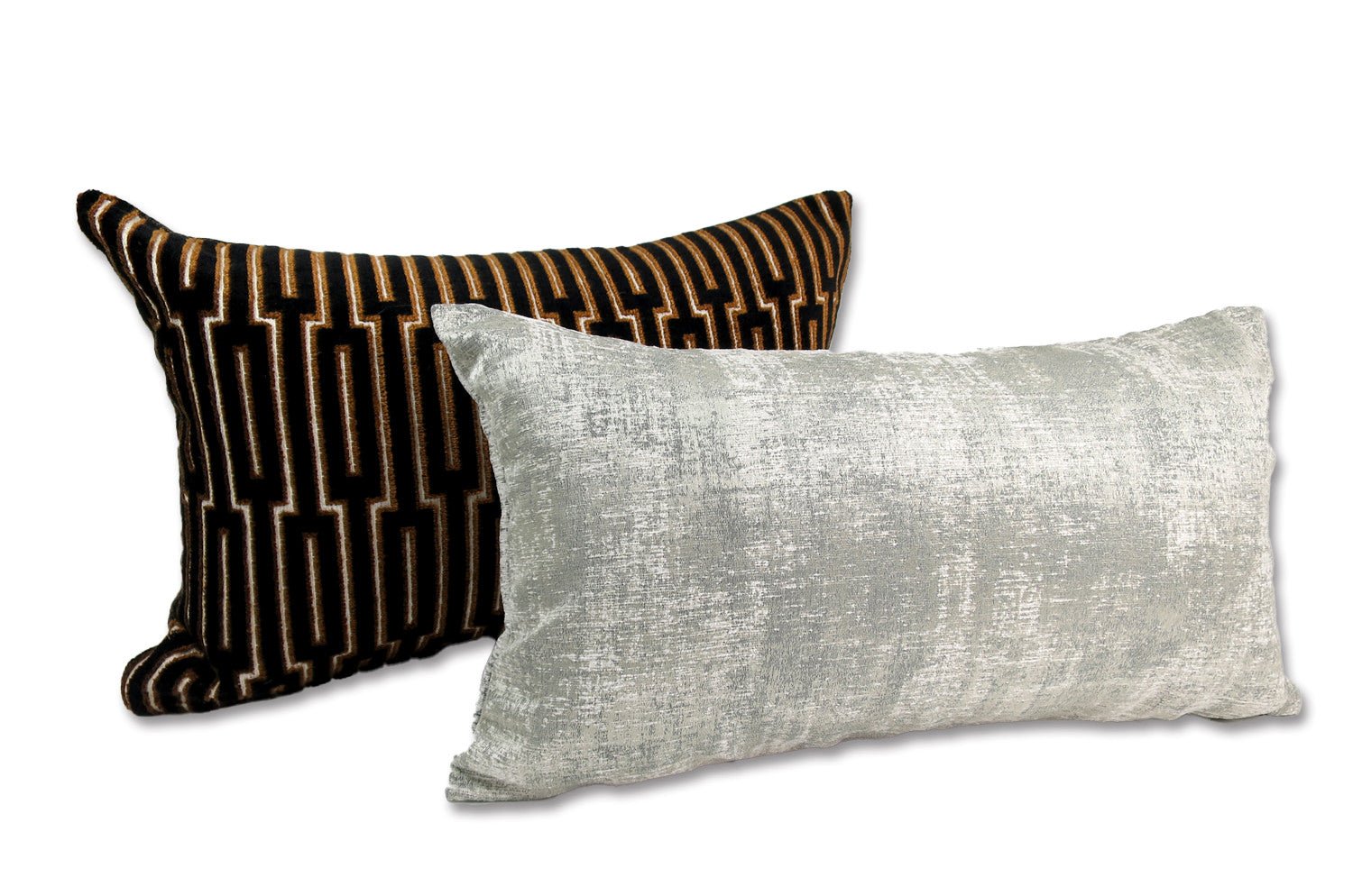 The Zanzibar ザンジバル ジャガード ベルベット クッション 45×30cm 中材付 - HOUSE OF JAPAN Shop